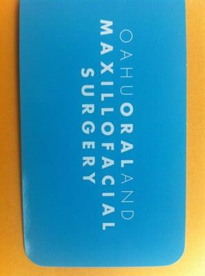 back of business card. Super savvy business card!