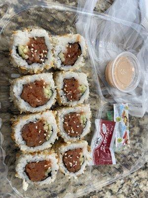 Spicy Tuna Crunch Roll