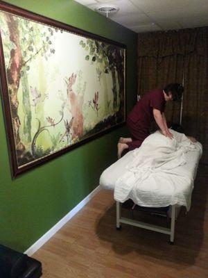 Acupuncture & Acupressure massage room.