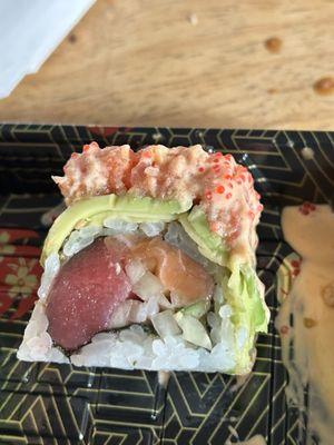 Inside diamond roll