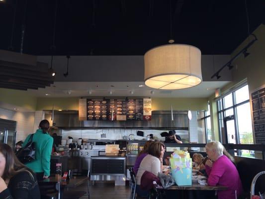 Lunchtime rush at new Noodles & Company in Schererville.