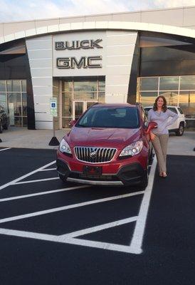 Me and Ruby Jean, my brand new 2016 Buick Encore