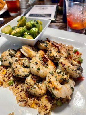 Shrimp with quinoa - healthy and delicious