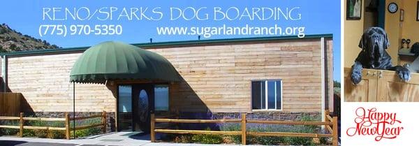 Sugarland Ranch is a Reno dog boarding facility open to the public. Dog boarding revenues help to support our non-profit activities like our