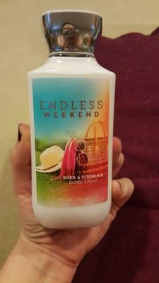 Lotion smells better when it's FREE!