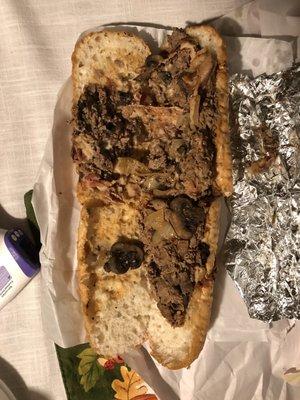 Cheesesteak (Where is the cheese and extra meat?)