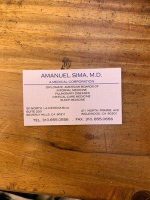 Business card