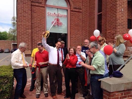 Ribbon cutting as we have been serving the greater Warwick area since November 1, 2014.