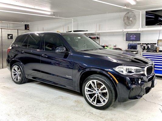 2 stage paint correction and front tinted windows