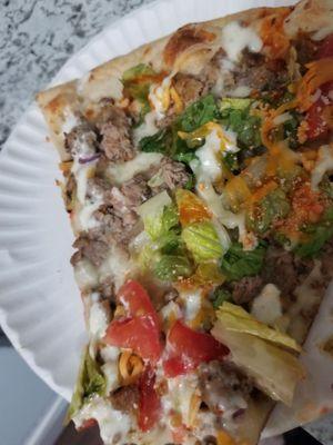 Taco pizza