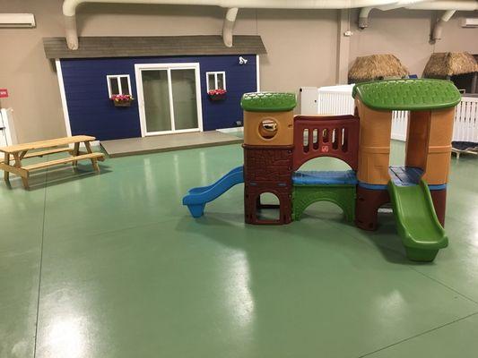 Our Canine Cottage play area