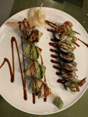 Super Dragon Roll / Soft Shell Crab Roll