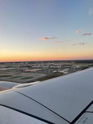 Sunset entry to ATL