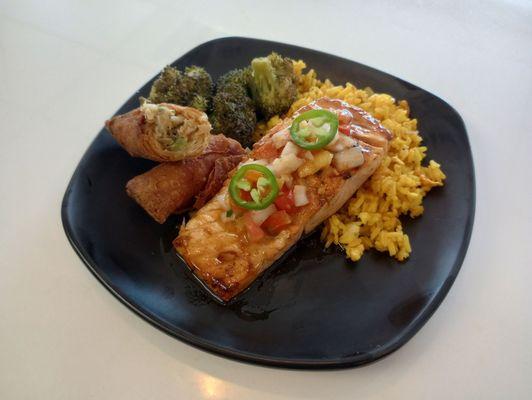 Salmon plate