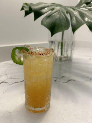 Spicy honey margarita