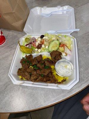 Gyro Rice Platter