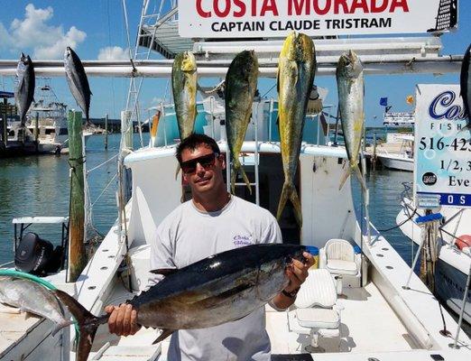 Nice Blackfin on the worm today!