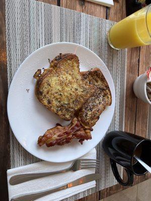 French Toast and Bacon