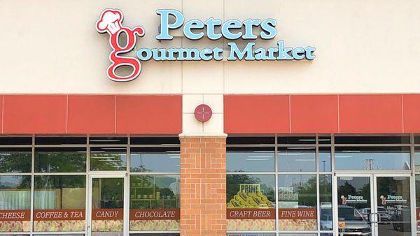 Peters Gourmet Market 
4499 Ivanrest Ave
Grandville MI 49418
www.Petersgourmetmarket.com
Front of Store