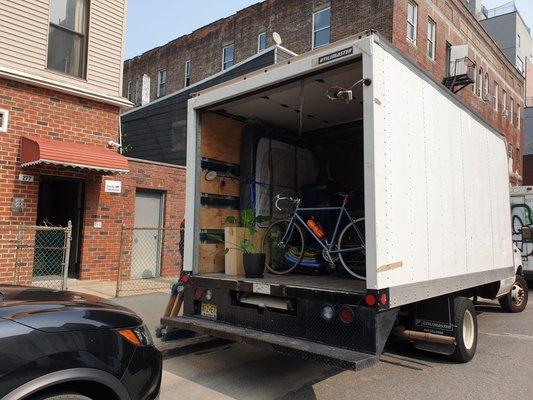 We offer specially equipped transport for move.