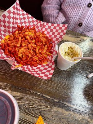 Hot Cheetos nachos & eloate