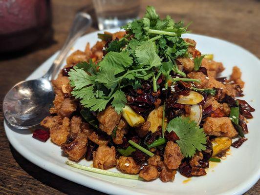 Spicy & crispy Numbing Mala chicken