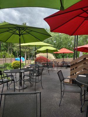 Delightful garden patio