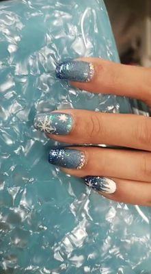 Gel Design Winter Theme