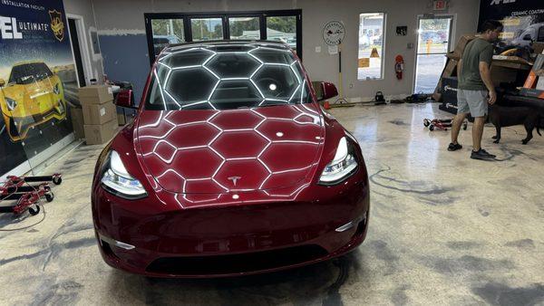 Paint Protection Film Ceramic Coating and Window Tinting in Orlando FOR TESLA