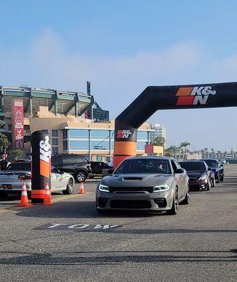 K&N Engineering Cars and Coffee Angel Stadium in Anaheim California