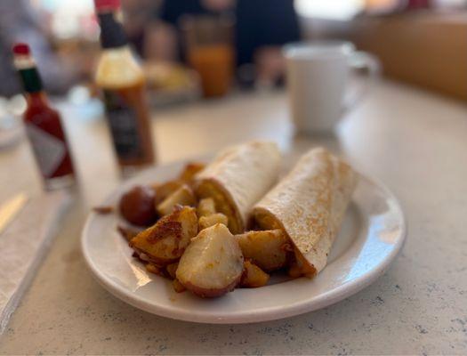 Egg and cheese wrap