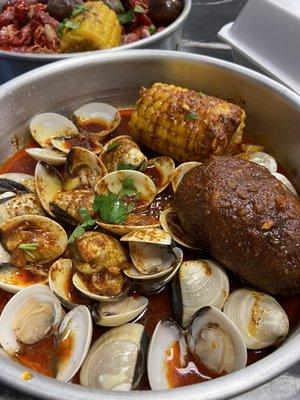 Clams mild cajun