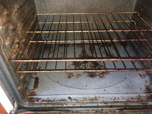 Oven Before - Residential Cleaning Service