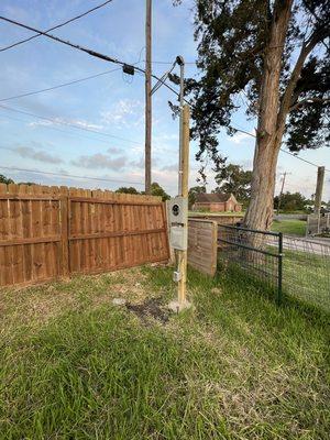 Temp  power For new construction home