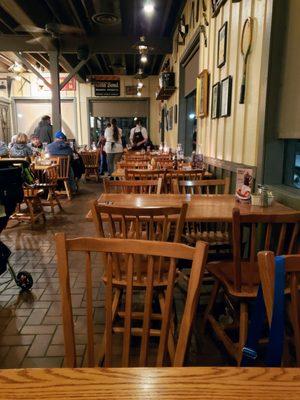 Seating Area at Cracker Barrel Belleville