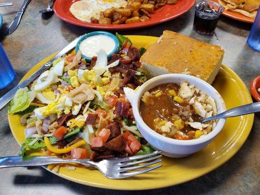 Soup and salad