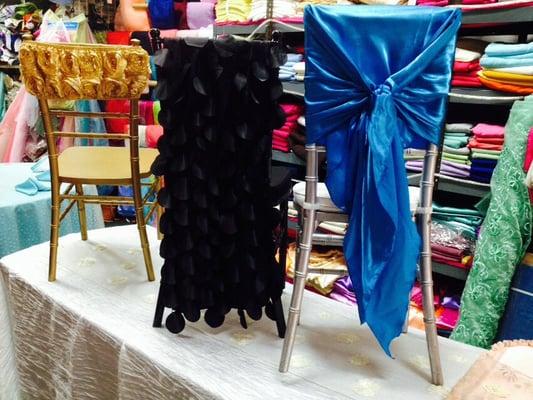 Custom chivalry chair covers