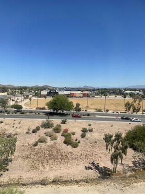 Hotel room views, IKEA in the distance