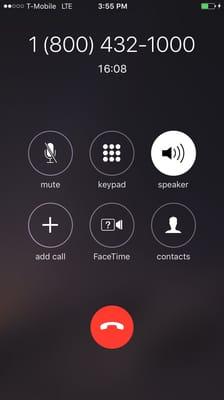 Finally answered after 16:08 mins