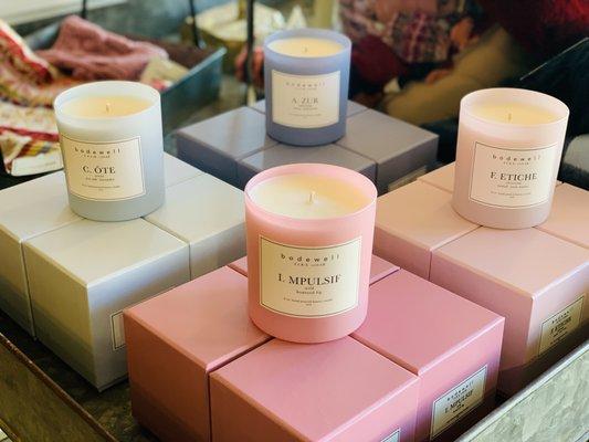 We Love our Bodewell Candles! In pretty Seaside scents!