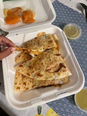 Al Pastor Quesadilla (Marinated Pork)