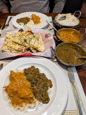 Butter chicken & Dal Makhni