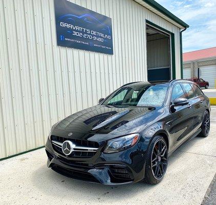 AMG Benz in for a 5 year ceramic coat!