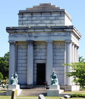 Core's Mausoleum in Elmwood Cemetery