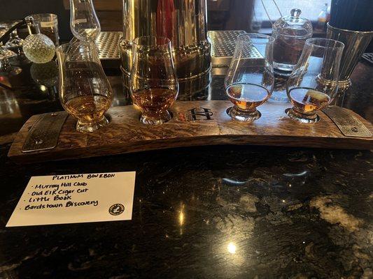 Platinum Bourbon Flight