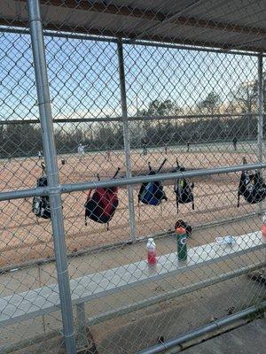 Baseball Practice for both grandsons!