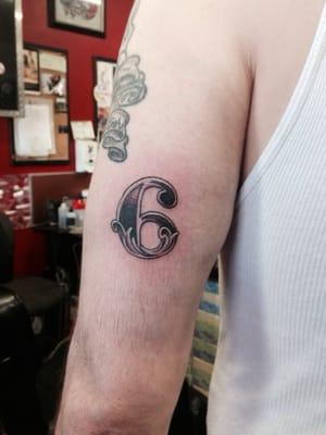 Inspired tattoo after the awesome weekend...we all have each other's "6" now!