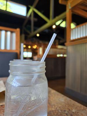 Drink from a Mason jar? Now that's good old country memories!