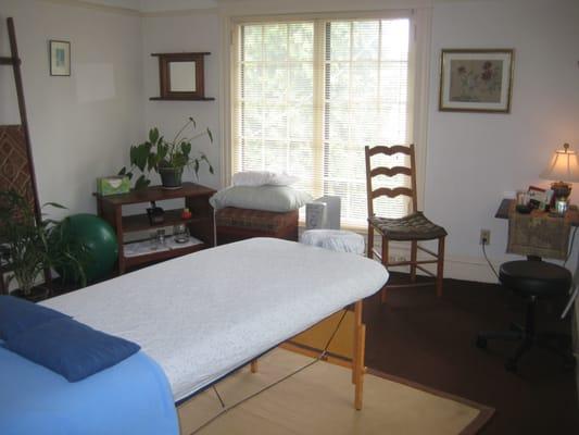 My sweet massage space is on the second floor of a charming turn of the century home, on 23rd and E Burnside.