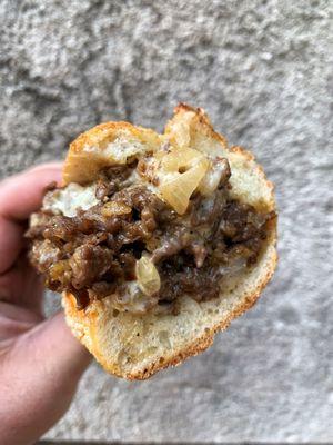 Coopersharp with onions Cheese Steak